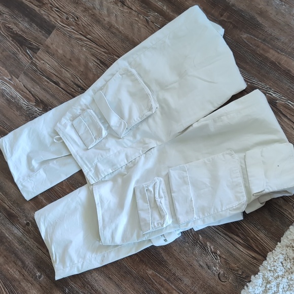 Orseund Iris Pocket Cargo Pants Ecru White Small Reformation - Picture 4 of 6